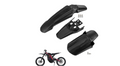 JXMOTO Surron Front-Rear Shock-Rear Fender Set Imitation Carbon Fiber Motorcycle Electric Dirt Bike Off-Road Shock Absorber Mudguard Fender Mud Guard for Light Bee Sur Ron S/X Segway X160 / X260