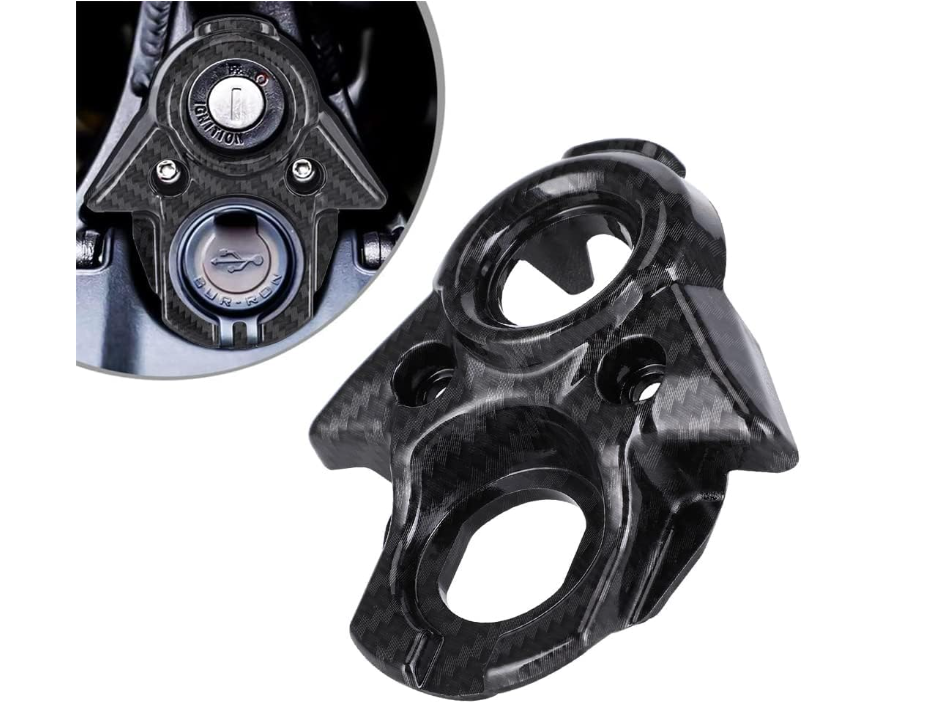 JFG RACING Ignition Key Switch Cover for Surron Light Bee,PP Lock Cylinder Ring Trim for Electric Dirt Bike Sur Ron Light Bee X and...