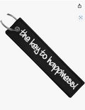 key to happiness keychain
